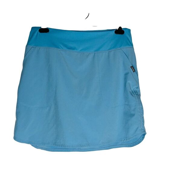 Patagonia Tech Fishing Skort Skirt Women's Medium Blue Golf Outdoor Hiking - Picture 6 of 6